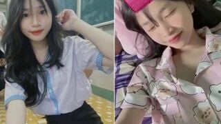 Sex Nguyễn Ngọc Hân 2K8 love 11A8 lồn còn non
