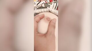 Sở thích được bắn đầy mặt em dâm