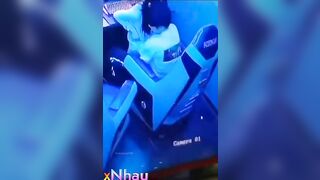 2 em học sinh lén lút  địt trong quán net