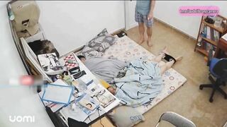 Hack cam vợ đang ngủ chồng nứng quá gọi vợ dậy đòi chịch