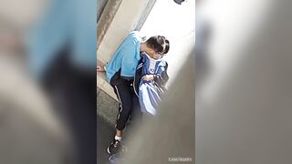 Quay lén hai em học sinh địt nhau trg trường