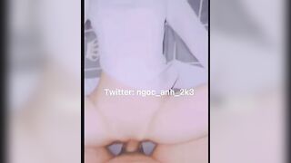 Ngọc Ánh 2k3 địt nhau ra nước trong tà áo dài ngon cực