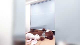 Tiktoker múp rụp Tạ Thanh Nhi trả kèo nhảy sexy cùng bộ đồ ren