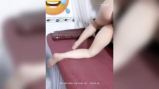 Chơi lỗ nhị kiểu doggy  đóng cho đỏ buồi