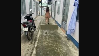 Cuối cùng cũng gạ đụ được em sinh viên non tơ cùng dẫy trọ