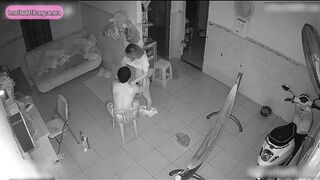 Hack cam chị gái lén lút chịch nhau với em rễ