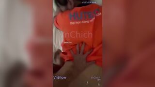 Rau non Hutech năm Nhất vừa đi học về đã bị chú lôi vào khách sạn địt rên la thảm thi