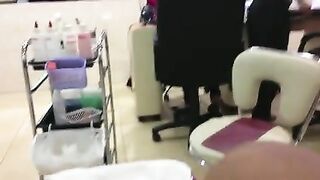 Lén xuất tinh ở tiệm nail người Việt P2