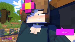 Minecraft sex: amber bị ma allie nhập cho ngựa đụ