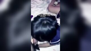 Chơi tập thể em cosplay nữ sinh