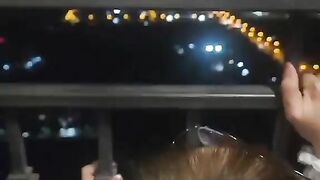 Doggy em ngoài ban công 3