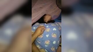 Đụ bà mẹ lồn lắm lông khi ngủ