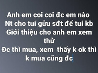 Mua thì nt gửi sđt nha